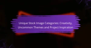 Unique Stock Image Categories: Creativity, Uncommon Themes and Project Inspiration